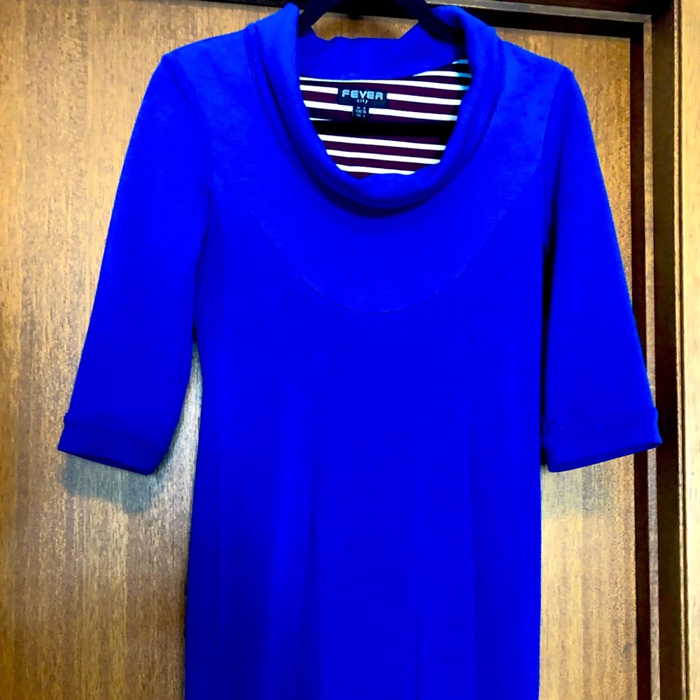 FEVER CITY Dress, Royal Blue, Sz 4